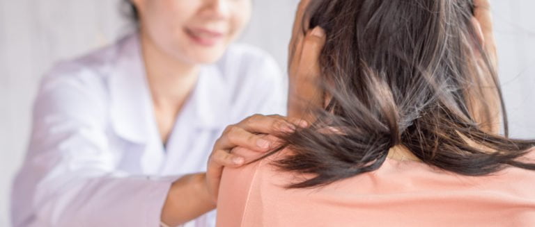 Decorative image showing a counsellor