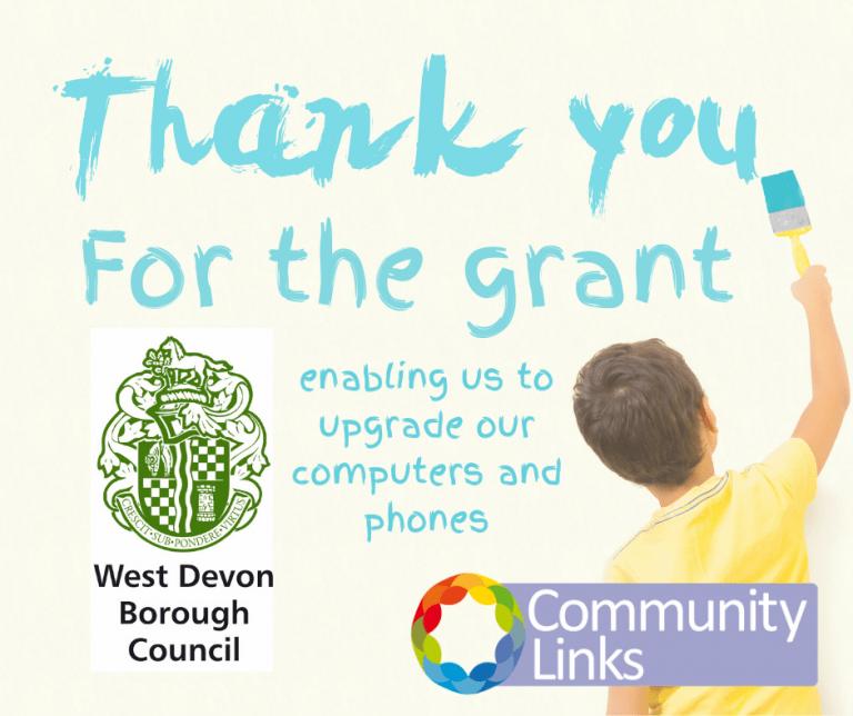 West Devon Borough Council awards grant to Community Links
